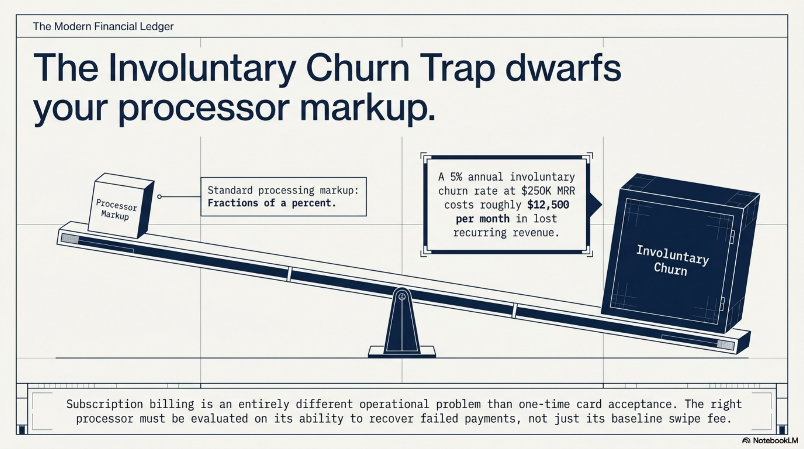 Effective rate by provider at $250K monthly subscription volume